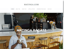 Tablet Screenshot of matinga.com